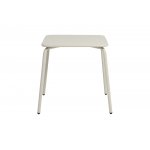 "Гелиос" стальной квадратный стол 70х70см, цвет бежевый