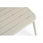 "Гелиос" стальной квадратный стол 70х70см, цвет бежевый