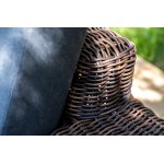 "Капри" трансформирующаяся лаунж-зона из искусственного ротанга, цвет коричневый