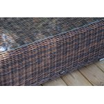 "Капри" трансформирующаяся лаунж-зона из искусственного ротанга, цвет коричневый