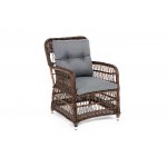 "Цесена" кресло плетеное из искусственного ротанга, цвет коричневый "Цесена" кресло плетеное из искусственного ротанга, цвет коричневый