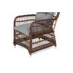 "Цесена" кресло плетеное из искусственного ротанга, цвет коричневый "Цесена" кресло плетеное из искусственного ротанга, цвет коричневый