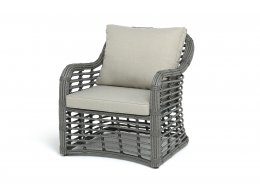 "Ницца" кресло из искусственного ротанга, цвет серый "Ницца" кресло из искусственного ротанга, цвет серый