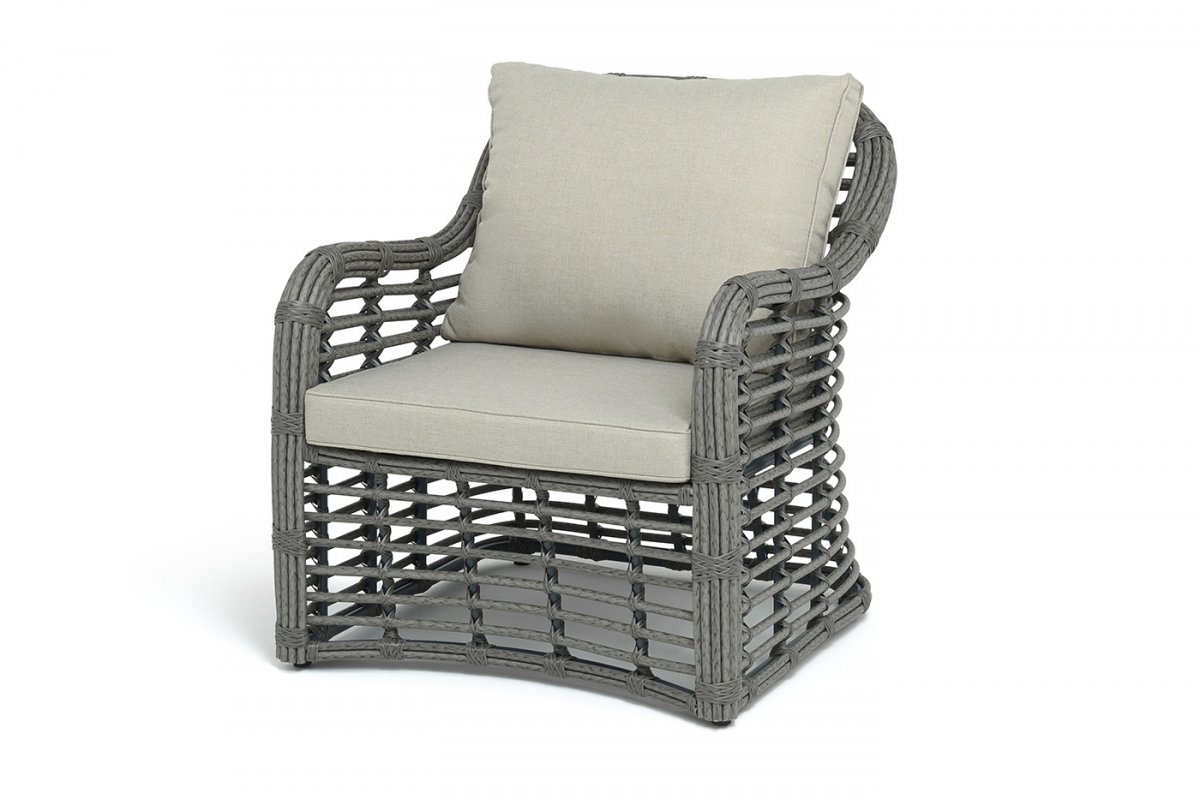 "Ницца" кресло из искусственного ротанга, цвет серый "Ницца" кресло из искусственного ротанга, цвет серый