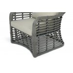 "Ницца" кресло из искусственного ротанга, цвет серый "Ницца" кресло из искусственного ротанга, цвет серый