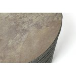 "Валенсия" журнальный столик из искусственного ротанга, цвет серый