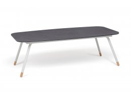 "Верона" журнальный стол из HPL 120х65, H40, каркас светло-серый (RAL 7035) муар, цвет столешницы "серый гранит" "Верона" журнальный стол из HPL 120х65, H40, каркас светло-серый (RAL 7035) муар, цвет столешницы "серый гранит"