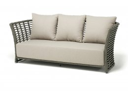 "Валенсия" диван из искусственного ротанга трехместный, цвет серый "Валенсия" диван из искусственного ротанга трехместный, цвет серый