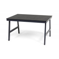 "Рио" стол из HPL 130х90см, цвет столешницы "серый гранит"