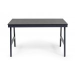 "Рио" стол из HPL 130х90см, цвет столешницы "серый гранит"