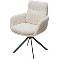 Стул DAREM Белый вельвет Davis lincoln-03n / черный каркас, ®DISAUR