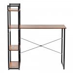 Стол письменный с полками Frame 100x45x110см лофт, чёрный Стол письменный с полками Frame 100x45x110см лофт, чёрный