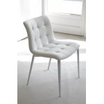 Стул KUGA 40.37 (ELM L008 WOODS/ TR505 белый , экокожа)