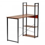 Стол письменный с полками Frame 100x45x110см лофт, чёрный Стол письменный с полками Frame 100x45x110см лофт, чёрный