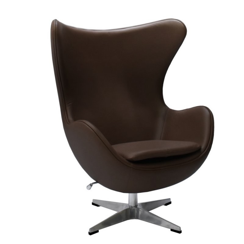 Кресло EGG STYLE CHAIR натуральная кожа Кресло EGG STYLE CHAIR натуральная кожа