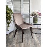 Стул CRISTIAN Future-009 латте, велюр / орех, ®DISAUR