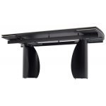 Стол ОЛЬХОН 180 БЕЛЫЙ МРАМОР МАТОВЫЙ , керамика / Черный каркас, М-City