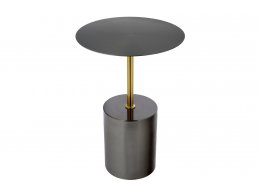 Кофейный столик Solid диам.40см x 58см, чёрный, металл