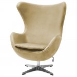 Кресло EGG STYLE CHAIR карамельный, искусственная замша