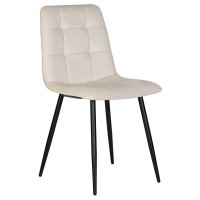 Стул обеденный DOBRIN CHILLY, Кремовый Holland 05, основание черное