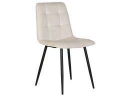 Стул обеденный DOBRIN CHILLY, Кремовый Holland 05, основание черное