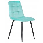 Набор 4 шт Стул обеденный DOBRIN CHILLY, Мятный Holland 50, основание черное