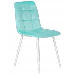 Набор 4 шт Стул обеденный DOBRIN CHILLY, Мятный Holland 50, основание белое