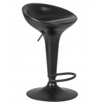Стул барный DOBRIN BOMBA BLACK, чёрный