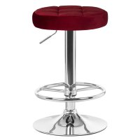Табурет барный DOBRIN BRUNO, бордовый велюр (MJ9-43)