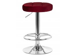 Табурет барный DOBRIN BRUNO, бордовый велюр (MJ9-43)