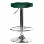 Набор 2 шт Табурет барный DOBRIN BRUNO, зеленый велюр (MJ9-88)