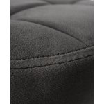 Набор 2 шт Табурет барный DOBRIN BRUNO, серый велюр (MJ9-75)