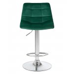 Стул барный DOBRIN TAILOR, зеленый велюр (MJ9-88)
