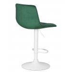 Набор 2 шт Стул барный DOBRIN TAILOR WHITE, зеленый велюр (MJ9-88)