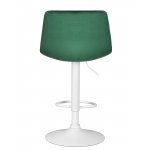 Набор 2 шт Стул барный DOBRIN TAILOR WHITE, зеленый велюр (MJ9-88)