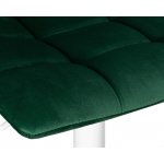 Стул барный DOBRIN TAILOR WHITE, зеленый велюр (MJ9-88)