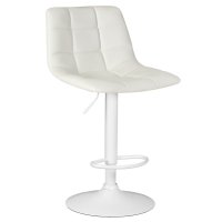 Стул барный DOBRIN TAILOR WHITE, белый PU