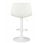 Стул барный DOBRIN TAILOR WHITE, белый PU