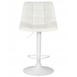 Стул барный DOBRIN TAILOR WHITE, белый PU