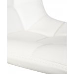 Стул барный DOBRIN TAILOR WHITE, белый PU