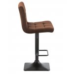 Набор 2 шт Стул барный DOBRIN DOMINIC, шоколадный велюр (MJ9-111)