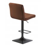 Стул барный DOBRIN DOMINIC, шоколадный велюр (MJ9-111)