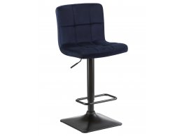 Стул барный DOBRIN DOMINIC, темно-синий велюр (MJ9-118)