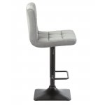 Стул барный DOBRIN DOMINIC, серый велюр (MJ9-75) Стул барный DOBRIN DOMINIC, серый велюр (MJ9-75)