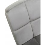 Стул барный DOBRIN DOMINIC, серый велюр (MJ9-75) Стул барный DOBRIN DOMINIC, серый велюр (MJ9-75)