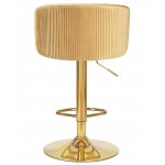 Стул барный DOBRIN DARCY GOLD, песочный велюр (1922-3)