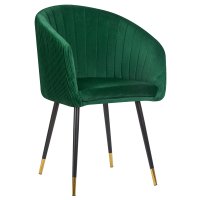 Стул обеденный DOBRIN MARY, зеленый велюр (1922-9)