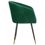 Стул обеденный DOBRIN MARY, зеленый велюр (1922-9)