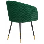 Стул обеденный DOBRIN MARY, зеленый велюр (1922-9)
