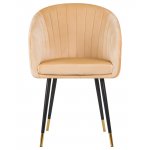 Стул обеденный DOBRIN MARY, песочный велюр (1922-3)